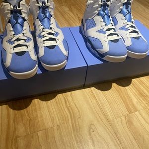 Air Jordan 6 UNC university blue size 10 MEN